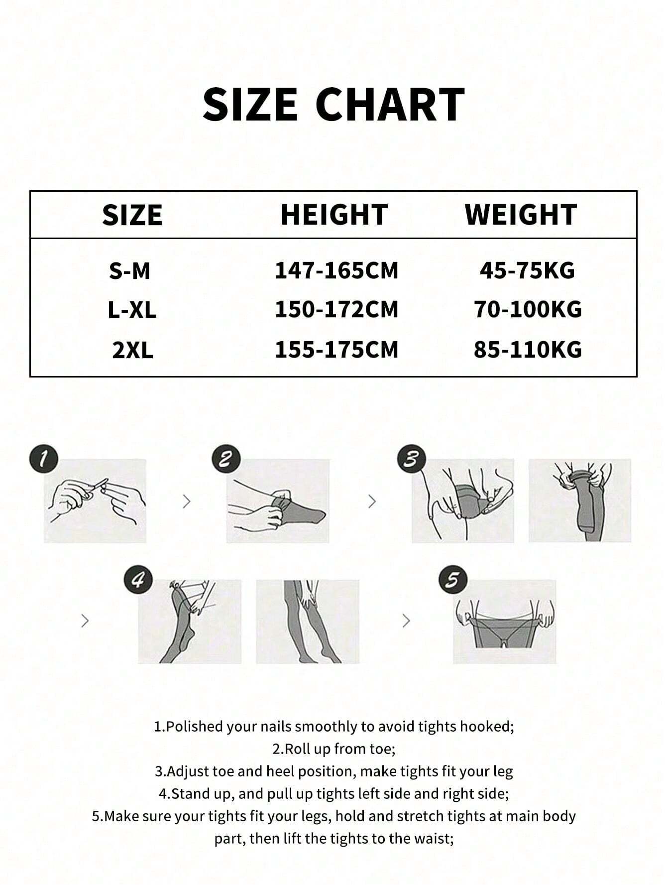 Black Sexy Transparent Plus Size Autumn and Winter Thick Plush Warm Pantyhose